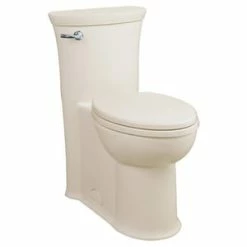 Brand new 😍 American Standard Tropic® 1.28 gpf Elongated One Piece Toilet with Left-Hand Trip Lever in Linen 👍