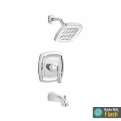 Hot Sale 🌟 American Standard Edgemere® Single Handle Single Shower Faucet in Polished Chrome Trim Only 💯