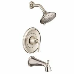 Cheap 🎁 American Standard Estate® Single Handle Multi Bathtub & Shower Faucet in Brushed Nickel Trim Only ✔️