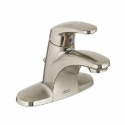 Buy 🌟 American Standard Colony® Soft Single Handle Centerset Bathroom Sink Faucet with Pop-Up Drain Assembly in Brushed Nickel ⌛