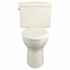 Flash Sale 🔔 American Standard Triangle Cadet® 1.6 gpf Elongated Floor Mount Two Piece Toilet in Linen ⌛