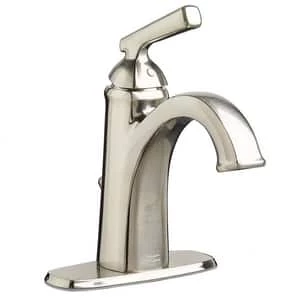 Outlet ✔️ American Standard Edgemere® Single Handle Monoblock Bathroom Sink Faucet in Brushed Nickel 🎉 - Image 2