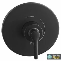 Outlet ✔️ American Standard Studio® S Single Handle Bathtub & Shower Faucet in Matte Black (Trim Only) 🛒