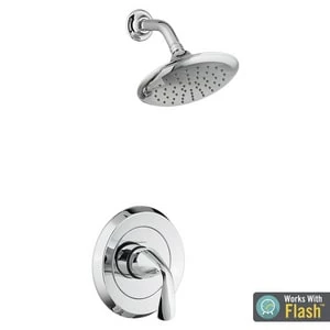 Discount 🤩 American Standard Fluent® Single Handle Single Function Shower Faucet in Polished Chrome (Trim Only) 😀