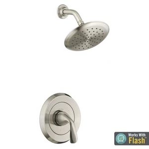 Coupon 👍 American Standard Fluent® Single Handle Single Function Shower Faucet in Brushed Nickel (Trim Only) 🛒