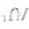 Deals 🔥 American Standard Townsend® Two Handle Roman Tub Faucet in Polished Nickel Trim Only 🧨