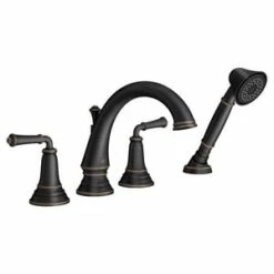 Discount 🔥 American Standard Delancey® Two Handle Roman Tub Faucet in Legacy Bronze Trim Only 🌟