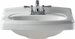 Hot Sale ❤️ American Standard Portsmouth® Pedestal Vessel Sink with Overflow in White (Vessel Only) 🔔