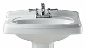 Best Sale ⭐ American Standard Portsmouth® Pedestal Vessel Sink with Overflow in White (Vessel Only) 😉