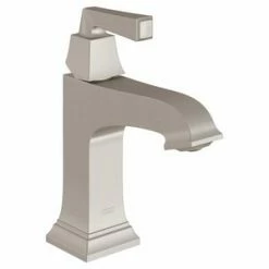 Cheapest 🛒 American Standard Town Square® S Single Handle Monoblock Bathroom Sink Faucet in Brushed Nickel 🎉