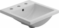Discount 🎉 American Standard Studio® Carre Drop-in Bathroom Sink in White 🧨