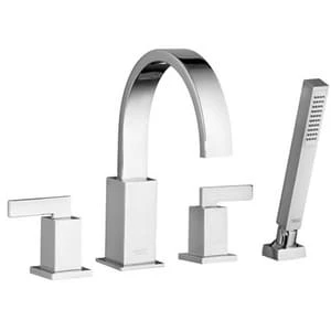 Outlet 😉 American Standard Times Square® Two Handle Roman Tub Faucet in Polished Chrome (Trim Only) 🔥