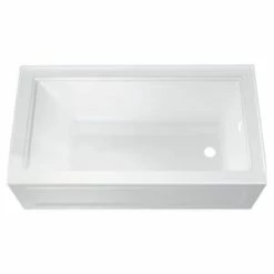 Cheap 🎁 American Standard Town Square® S 60 x 32 in. Soaker Alcove Bathtub Right Drain in White 👍