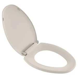 Deals 🤩 American Standard Cardiff Elongated Closed Front with Cover Toilet Seat in Linen 🎁 - Image 2