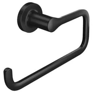Deals 🔔 American Standard Studio S® Rectangular Open Wall Mount Towel Ring in Matte Black 😉 - Image 3