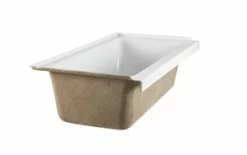 Cheapest 👍 American Standard Studio® 60 x 32 in. Soaker Drop-In Bathtub Right Drain in Arctic ⌛