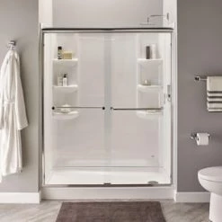 Hot Sale 🥰 American Standard Studio 60 in. Rectangle Shower Base in Arctic 🥰