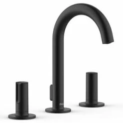 Budget 😉 American Standard Studio® S Two Handle Widespread Bathroom Sink Faucet in Matte Black Knob Handle ✨