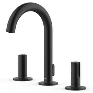 Budget 😉 American Standard Studio® S Two Handle Widespread Bathroom Sink Faucet in Matte Black Knob Handle ✨ - Image 3
