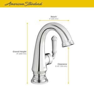 Best Pirce 🎁 American Standard Delancey® Single Handle Centerset Bathroom Sink Faucet in Polished Chrome ⌛ - Image 4