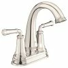 Promo 🌟 American Standard Delancey® Two Handle Centerset Bathroom Sink Faucet in Polished Nickel Lever Handle 😀