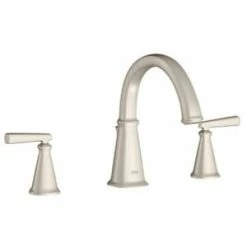 Top 10 ✔️ American Standard Edgemere® Two Handle Roman Tub Faucet in Brushed Nickel Trim Only 🧨
