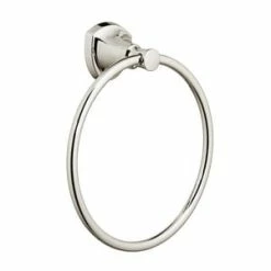 Best Sale 😍 American Standard Estate® Round Closed Towel Ring in Polished Nickel 🎉