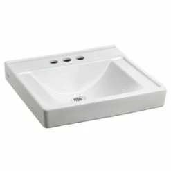 Deals 💯 American Standard Decorum® 20 X 18 2 Hole 4 Centerset Vitreous China Wall Mount Lavatory *DECORU White ✔️