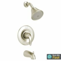 Discount ⌛ American Standard Reliant 3® Single Handle Single Shower Faucet in Brushed Nickel Trim Only 👍