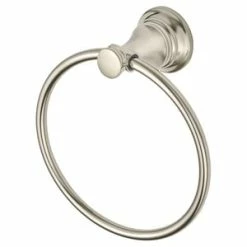 Cheap 👏 American Standard Delancey® Round Closed Towel Ring in Brushed Nickel ⭐