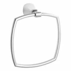 Discount 👍 American Standard Edgemere® Rectangular Closed Towel Ring in Polished Chrome 😍