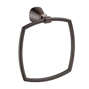 Discount 👍 American Standard Edgemere® Rectangular Closed Towel Ring in Legacy Bronze 🤩