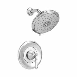 Best Sale 🧨 American Standard Delancey® Single Handle Multi Function Shower Faucet in Polished Chrome (Trim Only) 👏