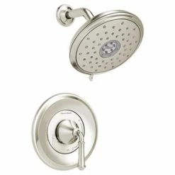 Flash Sale 🔥 American Standard Delancey® Single Handle Multi Shower Faucet in Polished Nickel Trim Only 😍
