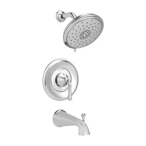 Cheap 👏 American Standard Delancey® Single Handle Multi Function Bathtub & Shower Faucet in Polished Chrome 💯