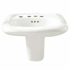 New 🛒 American Standard Murro™ 3-Hole Wall Mount Lavatory Sink in White 🔥