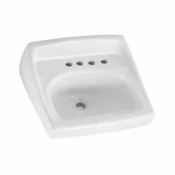 New ✔️ American Standard Lucerne™ 20 x 18 in. Vitreous China Wall Mount Lavatory 8 in. Centers White ❤️