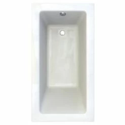Outlet 🌟 American Standard Studio® 60 x 32 in. Whirlpool Drop-In Bathtub with Reversible Drain in White 👏