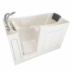 Best reviews of ✔️ American Standard 109 Premium Series 59-1/2 x 29-3/4 in. Gelcoat Rectangle Walk-In and Built-In Bathtub with Left Drain in Linen 😉