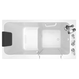 Cheap ✔️ American Standard 219 Luxury Series 59-3/4 x 32 in. Acrylic Rectangle Walk-In and Built-In Bathtub with Right Drain in White 🎉 - Image 2