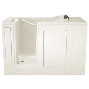 Cheapest 👍 American Standard 105 Premium Series 48 x 28-1/2 in. 26-Jet Acrylic, Fiberglass and Gelcoat Rectangle Built-In 3-Wall Alcove Bathtub with Left Drain in White 😀 - Image 2
