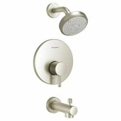 Best Pirce 🧨 American Standard Serin® Single Handle Multi Function Bathtub & Shower Faucet in Brushed Nickel (Trim Only) ⌛