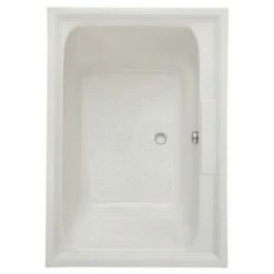 Coupon 😀 American Standard Town Square® 59-1/2 x 41-5/8 in. Air Bath Drop-In Bathtub with Center Drain in White 🔥