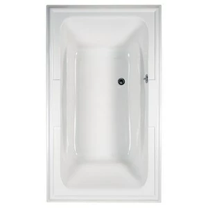 Flash Sale 💯 American Standard Town Square® 71-1/2 x 41-3/4 in. Whirlpool Drop-In Bathtub with Center Drain in White ✨