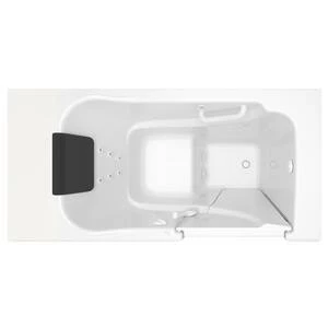 Discount ❤️ American Standard 105 Premium Series 51-1/2 x 29-3/4 in. 13-Jet Gelcoat and Fiberglass Rectangle Built-In 3-Wall Alcove Bathtub with Right Drain in White ✔️ - Image 2