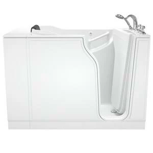 Best Sale 🔔 American Standard 109 Premium Series 51-1/2 x 29-3/4 in. Gelcoat Rectangle Walk-In and Built-In Bathtub with Right Drain in Linen ✨ - Image 2