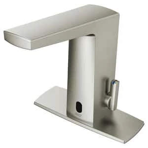 Hot Sale 😍 American Standard Paradigm™ Selectronic® Single Handle Electronic Bathroom Sink Faucet in Brushed Nickel Lever Handle 😀 - Image 2