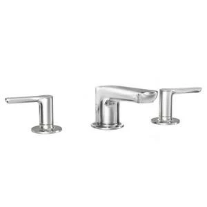 Discount 👍 American Standard Studio® S Two Handle Widespread Bathroom Sink Faucet in Polished Chrome Lever Handle 🌟 - Image 2