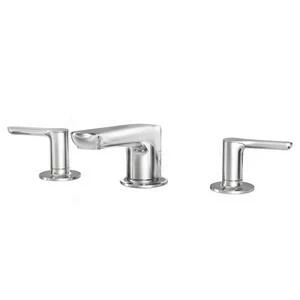Discount 👍 American Standard Studio® S Two Handle Widespread Bathroom Sink Faucet in Polished Chrome Lever Handle 🌟 - Image 3