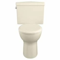 Cheap ❤️ American Standard Cadet® 3 1.6 gpf Round Floor Mount Two Piece Toilet Bone 🎁